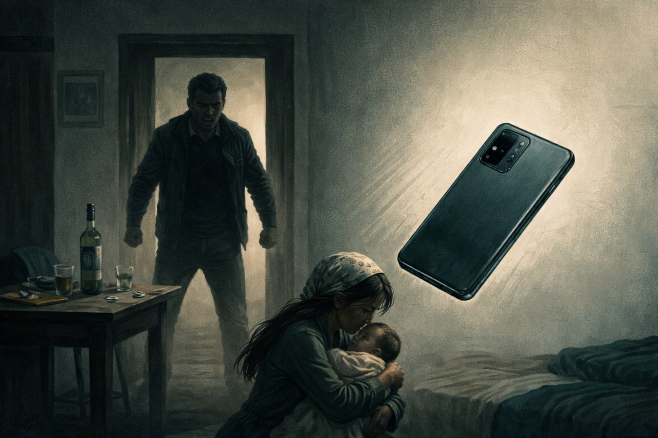 МАСТ ОТА ОЛТИ ОЙЛИК ҚИЗИНИ ТЕЛЕФОН БИЛАН УРИБ ЎЛДИРДИ