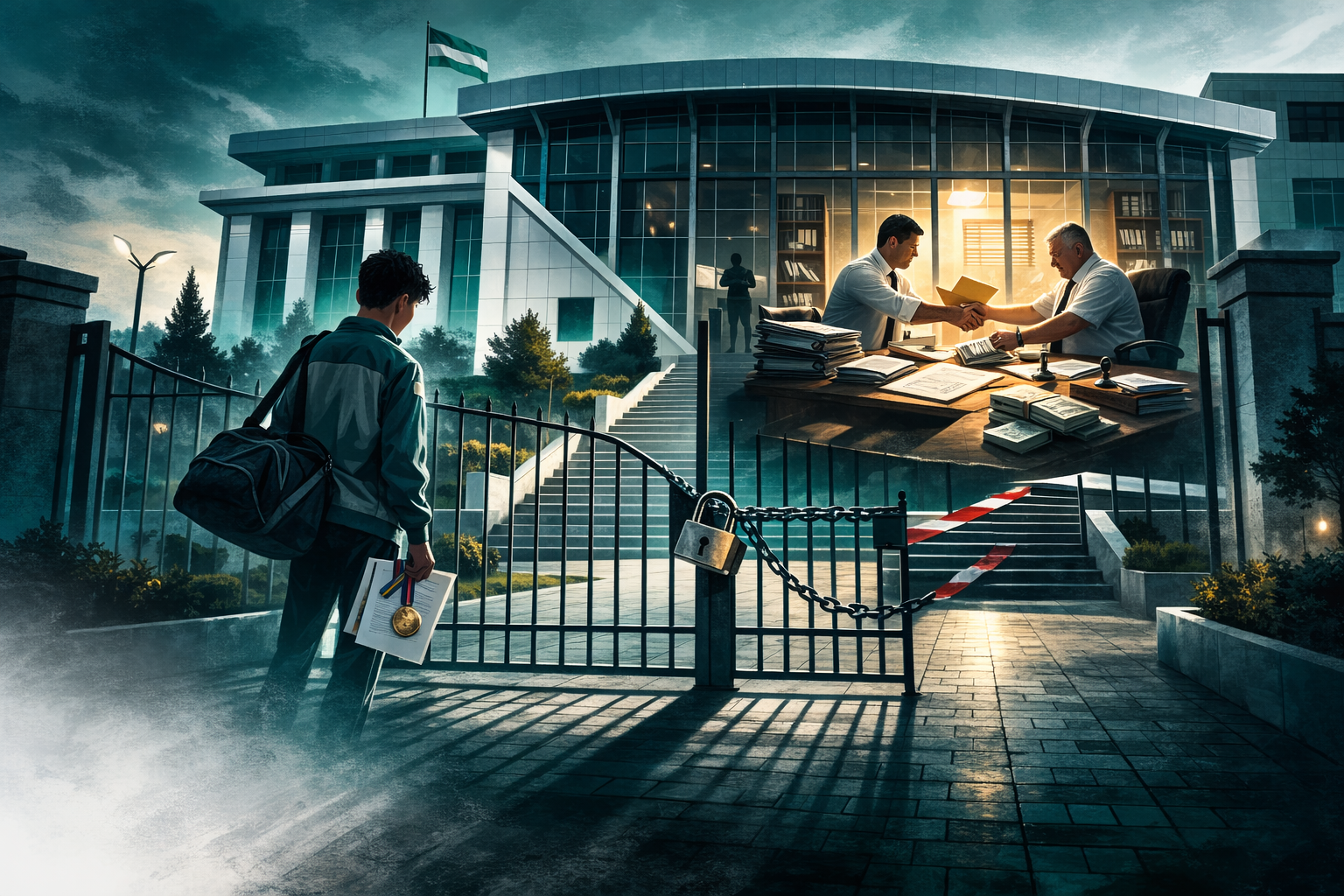 БУХОРОДАГИ СПОРТ МАРКАЗИДАГИ МУАММОЛАРГА КИМ ЖАВОБ БЕРАДИ?