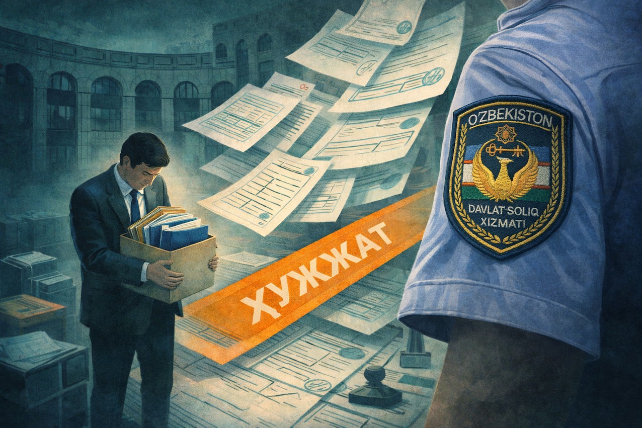 СОЛИҚ ҚЎМИТАСИ ЭКСПОРТЧИ ТАДБИРКОРЛАРДАН ҲУЖЖАТ ТАЛАБ ҚИЛАЁТГАНИ НОРОЗИЛИК КЕЛТИРИБ ЧИҚАРМОҚДА