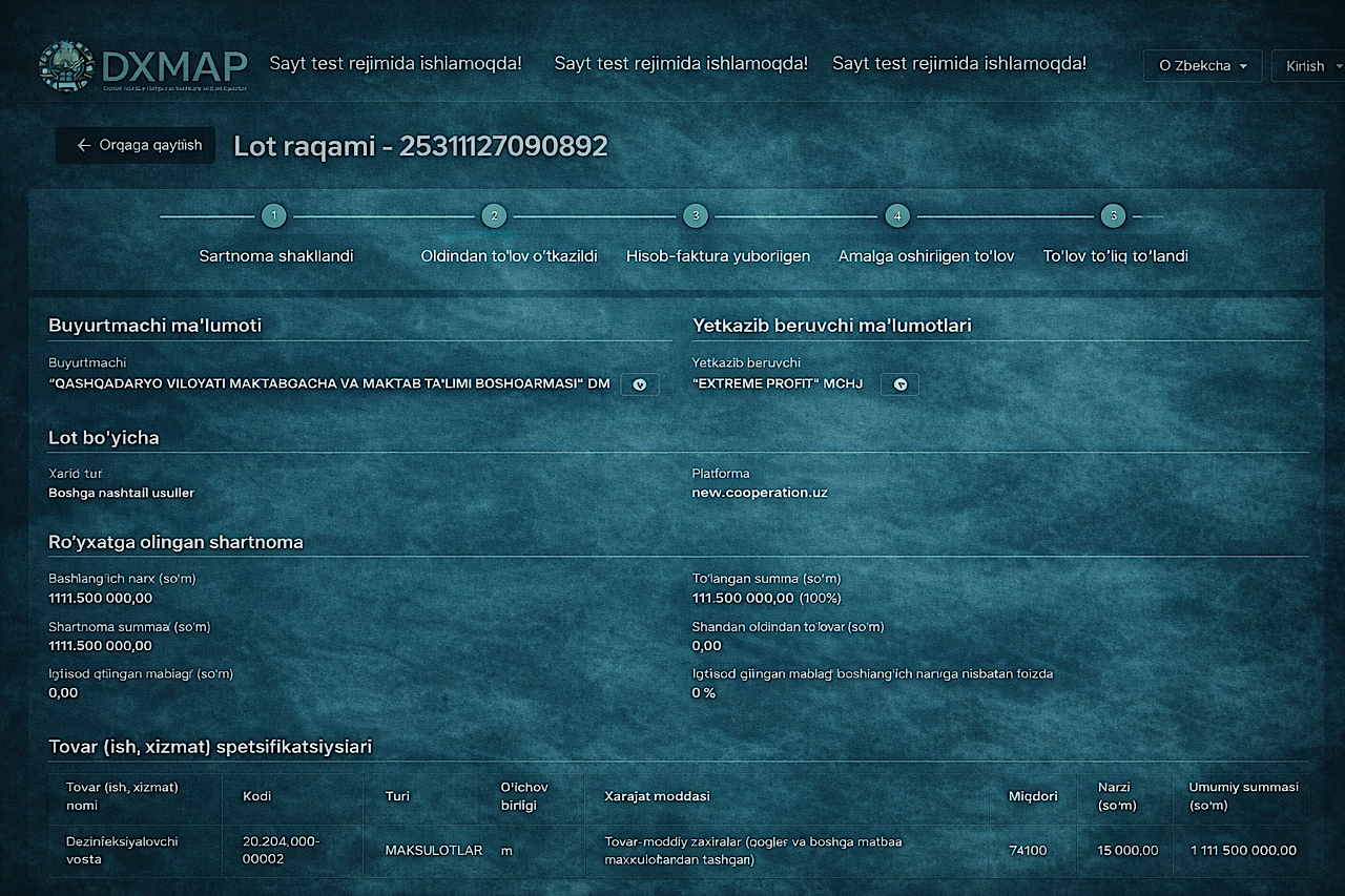 ТАЪЛИМ БОШҚАРМАЛАРИНИНГ ДАВЛАТ ХАРИДЛАРИ НЕГА ШАФФОФ ЭМАС?