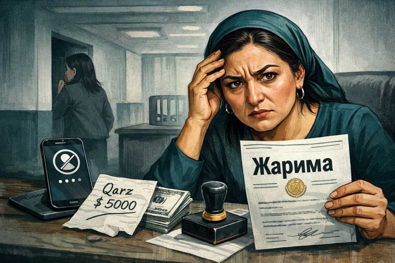 ҚАРЗ БЕРГАНГА ЖАРИМА